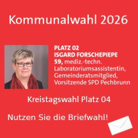 Listenplatz 2 - Isgard Forschepiepe, 59 Jahre